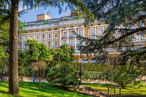 Historic Palace Hotel, Merano, Val Passiria, Val d'Adige, Burggrafenamt, Alps, South Tyrol,