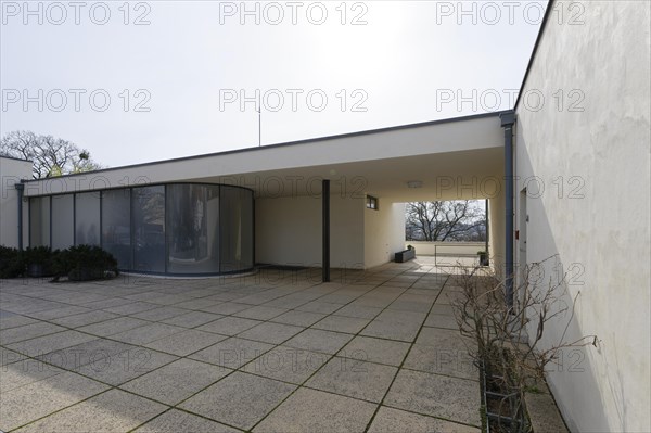 Entrance, Villa Tugendhat (architect Ludwig Mies van der Rohe, UNESCO World Heritage List), Brno,