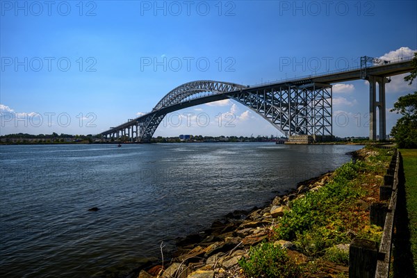 Bayonne Bridge from the Dennis P. Collins Park, Bayonne, NJ, USA, USA, North America