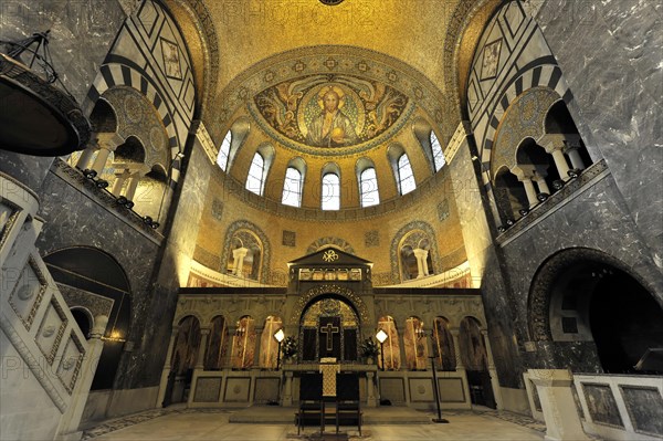 Church of the Redeemer, start of construction 1903, Bad Homburg v. d. Hoehe, Hesse, Splendid church