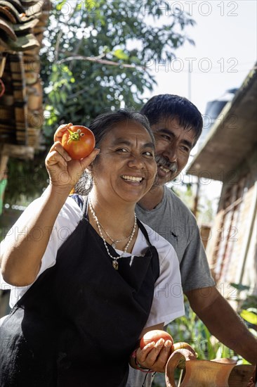 San Pablo Huitzo, Oaxaca, Mexico, Farmers are part of a cooperative that uses agroecological