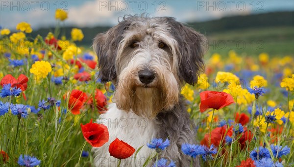 Ai generated, animal, animals, mammal, mammals, a, single animal, bobtail, (Canis lupus