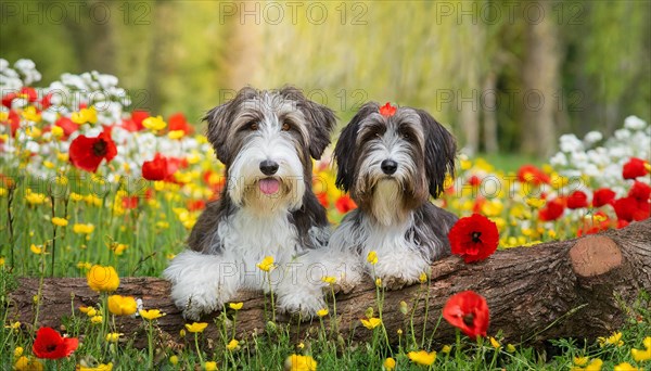 KI generated, animal, animals, mammal, mammals, bobtail, (Canis lupus familiaris), dog, dogs,