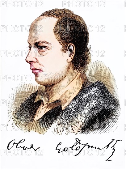 Oliver Goldsmith (born 10 November 1728 in Smith-Hill House near Elphin Ireland, died 4 April 1774