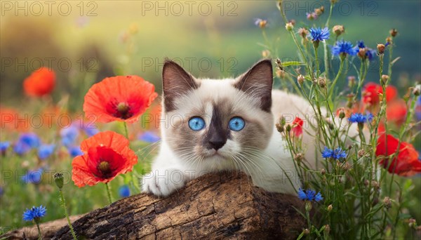 AI generated, animal, animals, mammal, mammals, cat, felidae (Felis catus), a young cat resting on