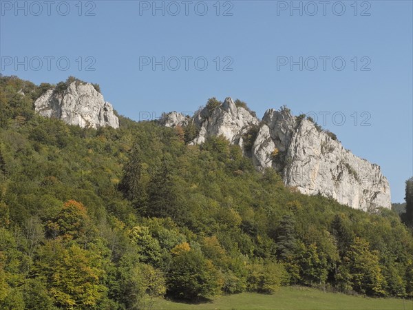 Knopfmacherfelsen, Upper Danube Nature Park, Fridingen, Tuttlingen district, Baden-Wuerttemberg,