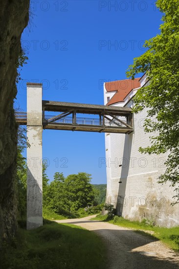 Wildenstein Castle, Spornburg, medieval castle complex, best preserved fortress from the late