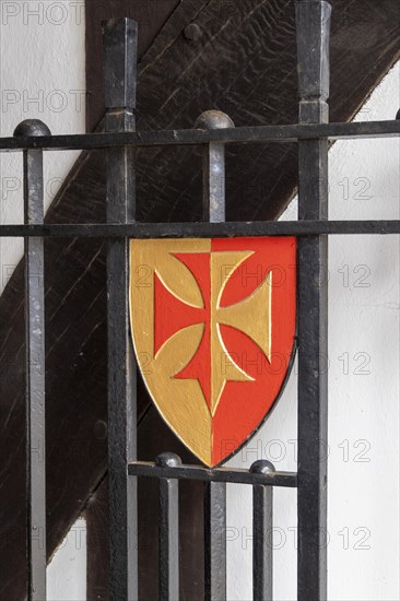 Coat of arms, William Shakespeare's classroom and town hall, Stratford upon Avon, England, Great