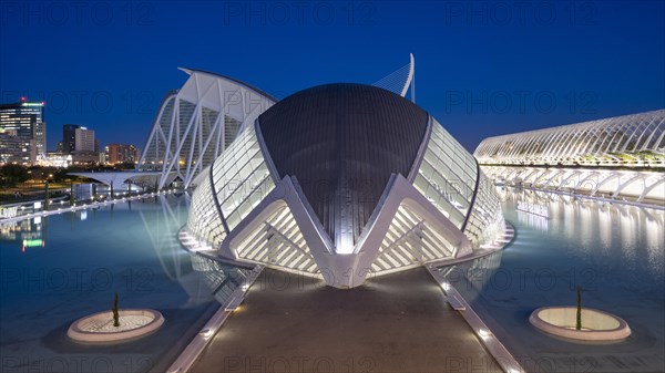 L'Hemisferic in the City of Arts and Sciences, Cuitat de les Arts i les Ciences, Valencia, Spain,