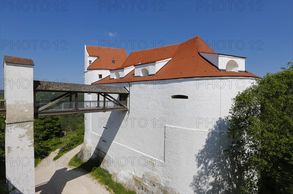 Wildenstein Castle, Spornburg, medieval castle complex, best preserved fortress from the late