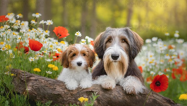 KI generated, animal, animals, mammal, mammals, bobtail, (Canis lupus familiaris), dog, dogs,