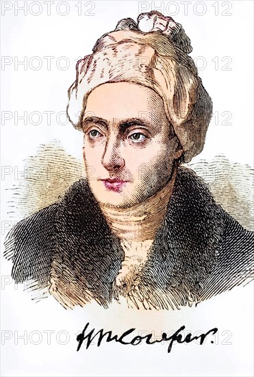 William Cowper (born 26 November 1731 in Berkhamstead, Hertfordshire, died 25 April 1800 in East