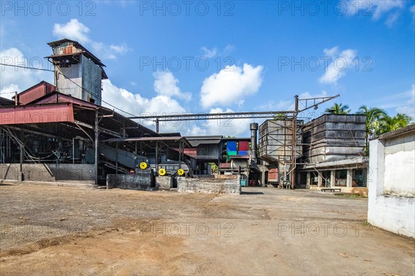 One of the last rum factories still working with steam engines, Rum Agricolo from the Montebello