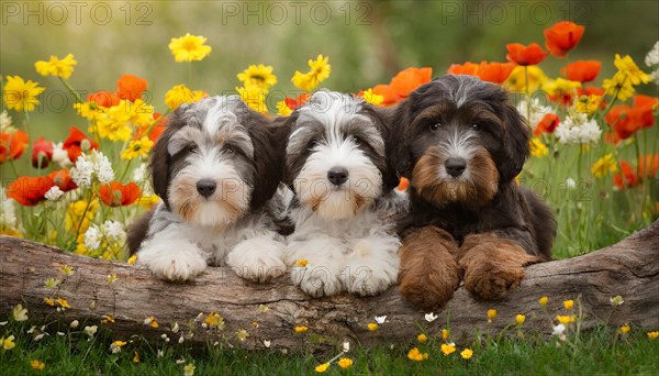 KI generated, animal, animals, mammal, mammals, one, single animal, bobtail, (Canis lupus