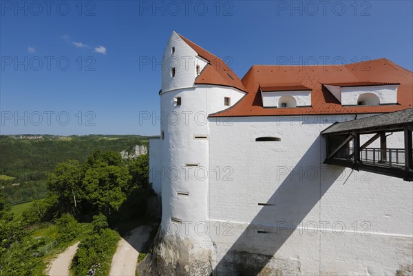 Wildenstein Castle, Spornburg, medieval castle complex, best preserved fortress from the late