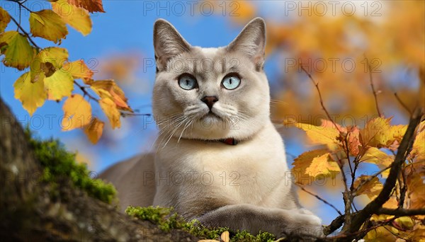 AI generated, animal, animals, mammal, mammals, cat, felidae (Felis catus), a cat resting on a