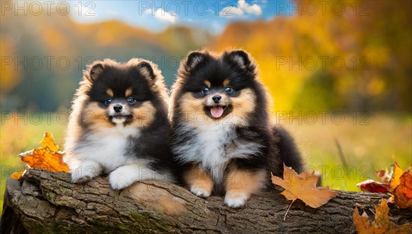 KI generated, animal, animals, mammal, mammals, one, single animal, dwarf spitz, Spitz, (Canis