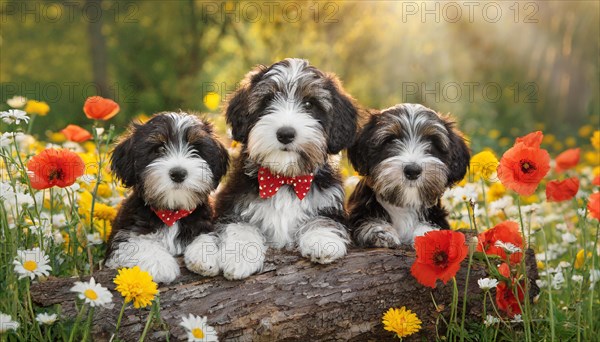 KI generated, animal, animals, mammal, mammals, one, single animal, bobtail, (Canis lupus