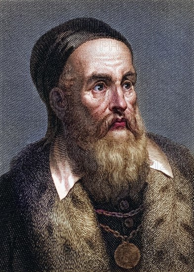 Titian, ca. 1488/90-1576, Italian painter, Historic, digitally restored reproduction from a 19th