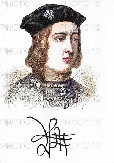 King Edward IV of England, 1442 to 1483, Historical, digitally restored reproduction from a 19th