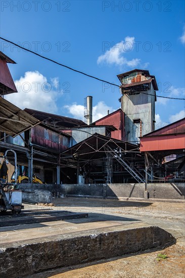 One of the last rum factories still working with steam engines, Rum Agricolo from the Montebello