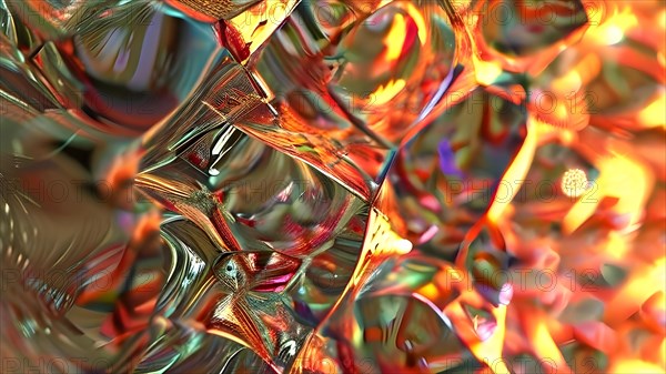 AI generated sequence of photos transitioning through a range of digital distortions symbolizing