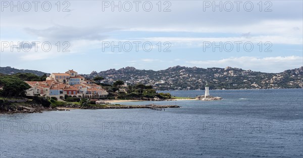 Lighthouse, Archipelago La Maddalena, panoramic view, near Palau, Parco Nazionale dell'Arcipelago