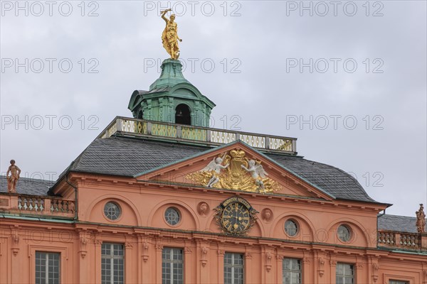 Corps de Logis, baroque three-winged complex Rastatt Palace, former residence of the Margraves of