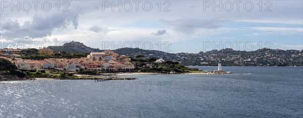 Lighthouse, Archipelago La Maddalena, panoramic view, near Palau, Parco Nazionale dell'Arcipelago