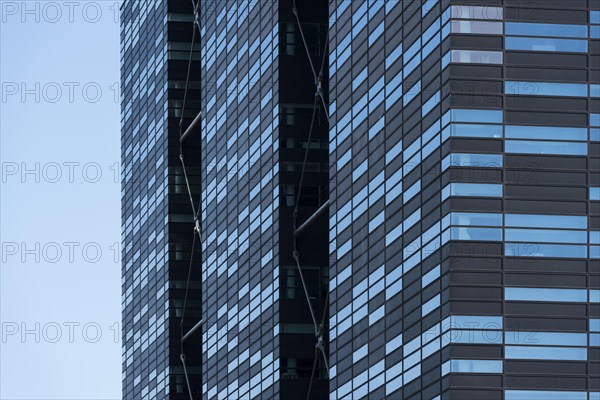 The Barcode Project Oslo, modern residential and commercial building, Bjorvika district, Oslo,