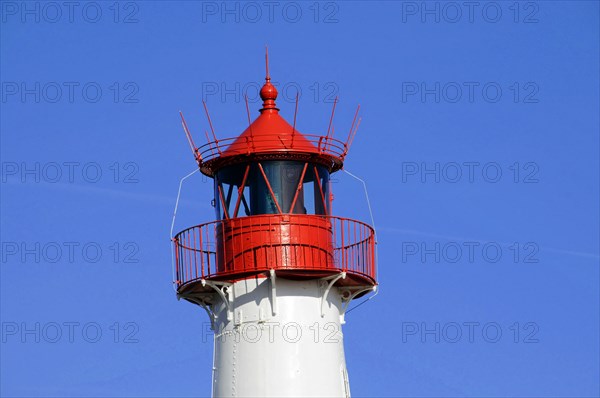 Sylt, Schleswig-Holstein, lighthouse at Ellenbogen, North Frisian island, Germany, Europe, close-up