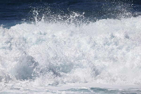 Roaring surf, waves, surf waves, sea surf, spray, Atlantic Ocean, Agaete, Gran Canaria, Canary