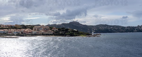 Lighthouse, Archipelago La Maddalena, panoramic view, near Palau, Parco Nazionale dell'Arcipelago