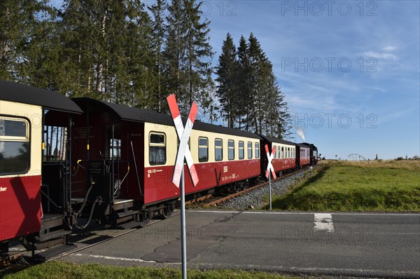 The Harz Narrow Gauge Railway, Brocken Railway, Selketal Railway in the Harz Mountains,