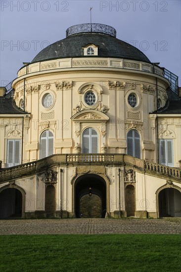 Rococo-style hunting and pleasure palace Schloss Solitude, built by Duke Carl Eugen von