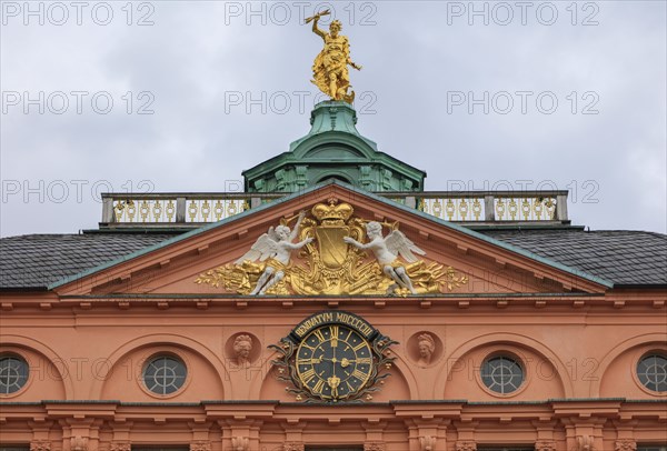 Corps de Logis, baroque three-winged complex Rastatt Palace, former residence of the Margraves of