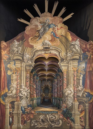The Holy Sepulchre around 1750, St Oswald's Church, Baunach, Upper Franconia, Bavaria, Germany,