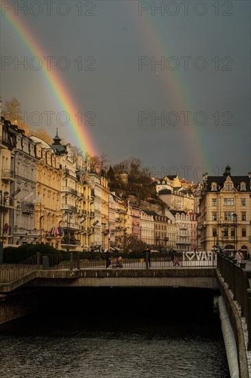 Weather, rainbow, spring, spa, wellness, travel, holiday, relaxation, spa centre, thermal spring,