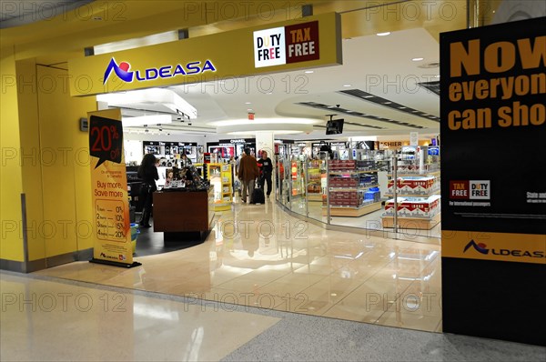 AUGUSTO C. SANDINO Airport, Managua, Nicaragua, A duty-free shop in the airport offers products and