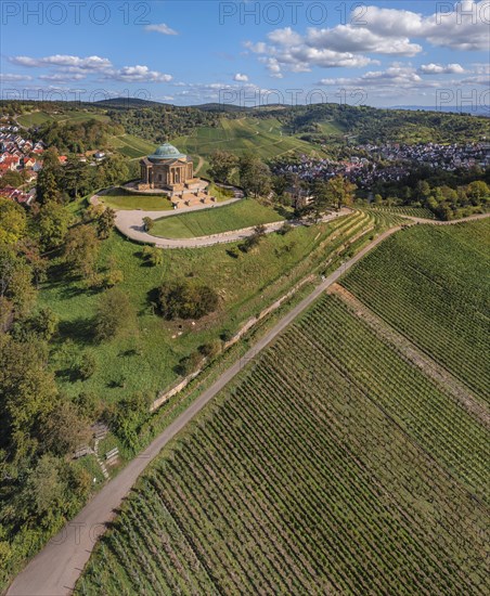 Burial chapel in the vineyards near Stuttgart-Rotenberg, Baden-Wuerttemberg, Germany, Rotenberg,