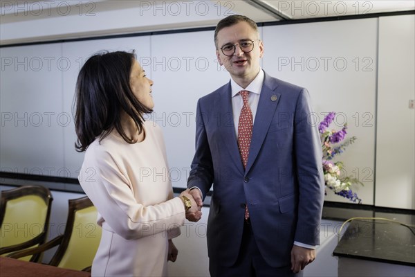Annalena Baerbock (Alliance 90/The Greens), Federal Foreign Minister, meets Dmytro Kuleba, Foreign