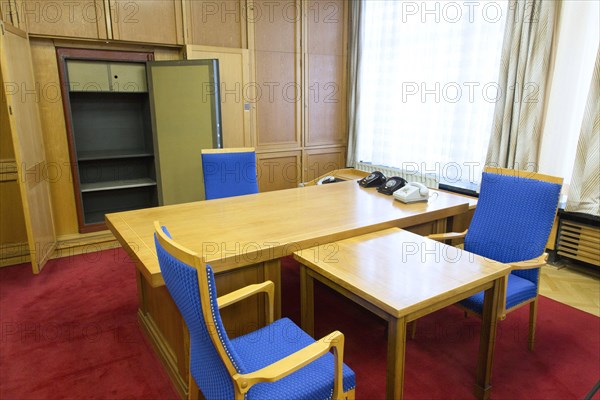 Stasi Museum in the former MfS building. Office of the former head of the Ministry for State