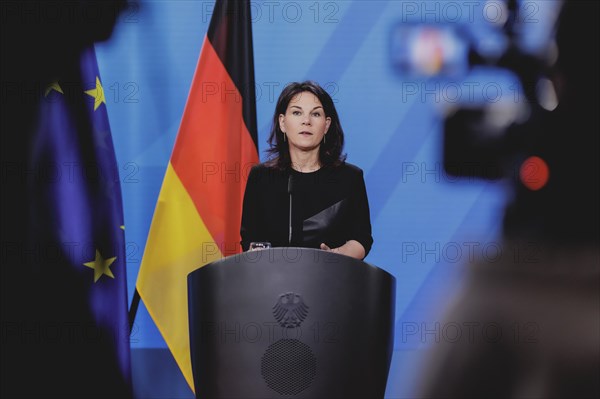 Annalena Baerbock (Alliance 90/The Greens), Federal Foreign Minister, photographed during a joint