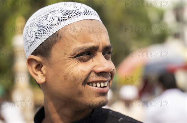 GUWAHATI, INDIA, APRIL 11: Muslim arrives to perform Eid al-Fitr prayer at Eidgah in Guwahati,