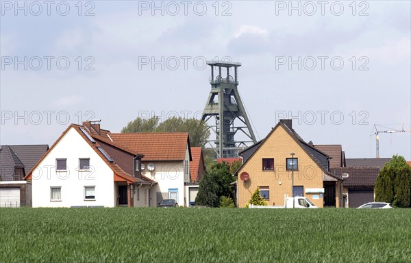 Conveyor tower of Schacht Konrad, a disused iron ore mine. The first final repository for low and