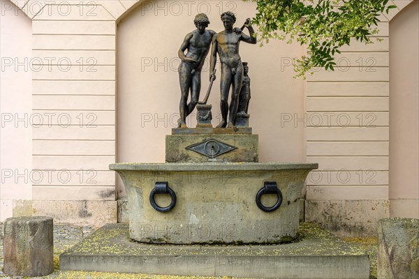 Ildefonso Fountain with a copy of the late antique Ildefonso group, described by Goethe as Castor