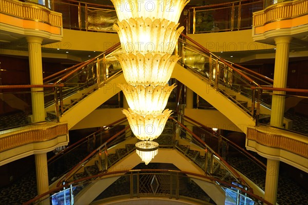 Cruise ship on the Yangtze River, Yichang, Hubei Province, China, Asia, A large, luxurious