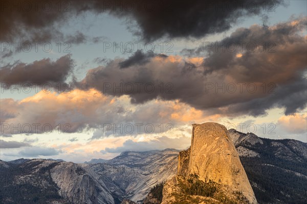Half Dome at sunset Yosemite National Park, California, United States, USA, Yosemite National Park,