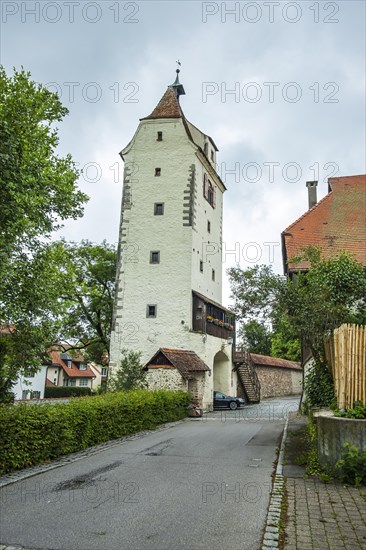 Espantor and tower from the 14th century, one of the two surviving medieval town gates in the old