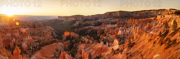 Bryce Amphitheatre at sunrise, Bryce Canyon National Park, Colorado Plateau, Utah, United States,